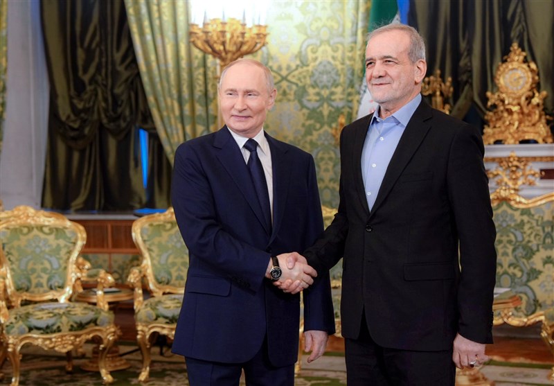 پزشکیان و پوتین در ترکمنستان دیدار می‌کنند